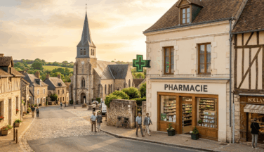 magnifique pharmacie idéalement située au centre d'un village pittoresque de la Sarthe.