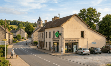 llustration annonce de pharmacie à vendre dans la Creuse