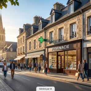 illustration annonce de pharmacie à vendre dans le Finistère