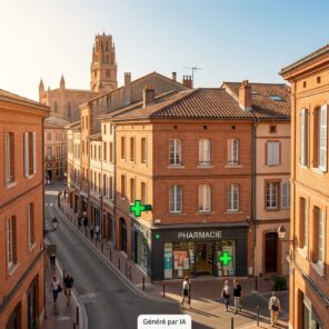 illustration annonce de pharmacie à vendre dans le Tarn