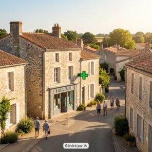 illustration annonce de pharmacie à vendre en Vendée